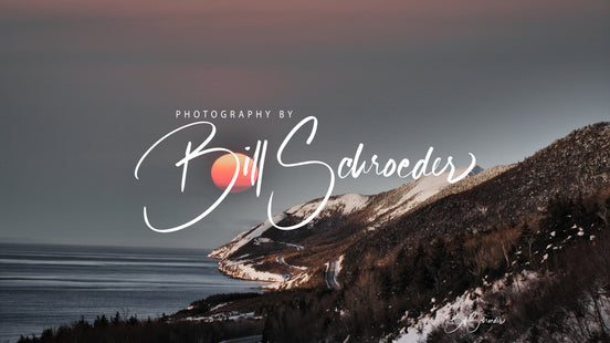 Cape Breton Highway at Sunset