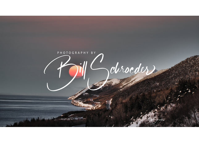 Cape Breton Highway at Sunset