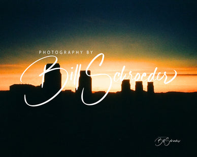 Prairie Elevators at End of Day