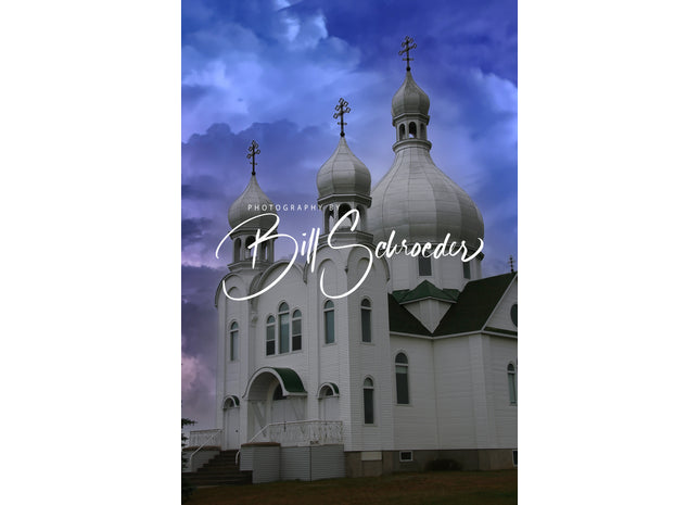 St-Julien Ukranian Orthodox Church - before the Storm
