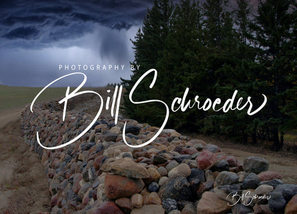 The Stone Wall at Smiley with Approaching Storm