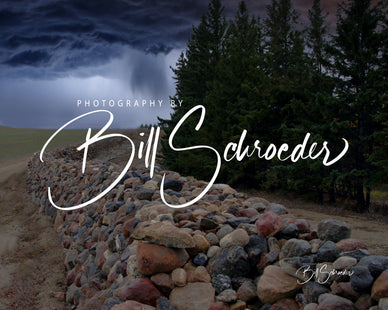 The Stone Wall at Smiley with Approaching Storm